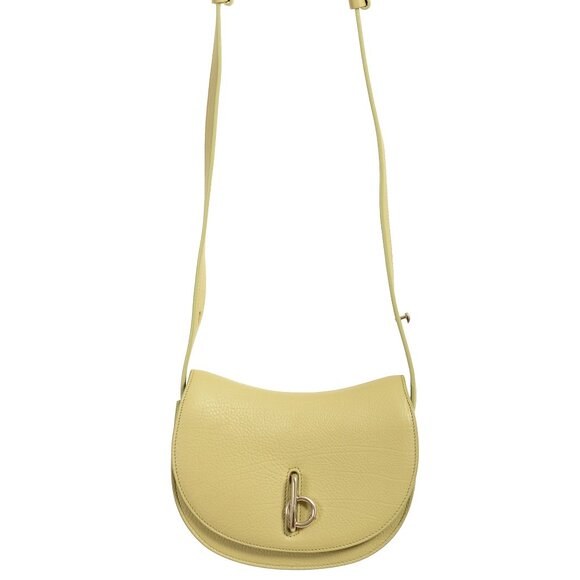 Burberry Women's "Rocking Horse" Textured Leather Hobo Handbag Shoulder Bag - Picture 1 of 7